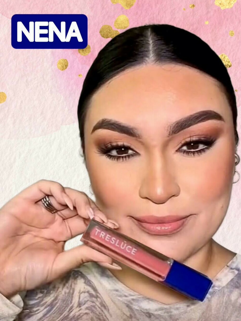 Tresluce NENA Lips B Like...Plumping Lip Gloss (Vivid Coral) 5.3 ml *BNIB